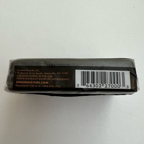 Shea Moisture African Black Soap w/Shea Butter Face Body Bar for Acne Prone Skin - Picture 3 of 6